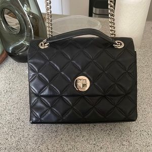 Kate Spade Black Quilted Leather Crossbody